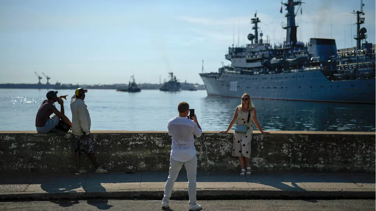 In a show of growing ties, Russian warships make a new visit to Cuban waters