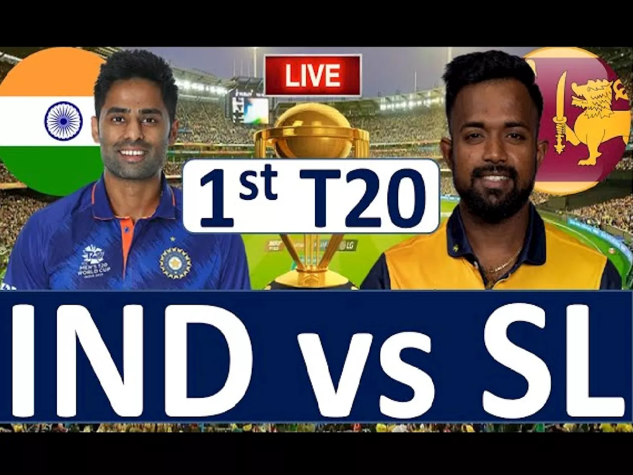 India vs Sri Lanka T20 Live Score: श्रीलंकेने जिंकला टॉस टीम इंडिया पहिल्यांदा करणार फलंदाजी