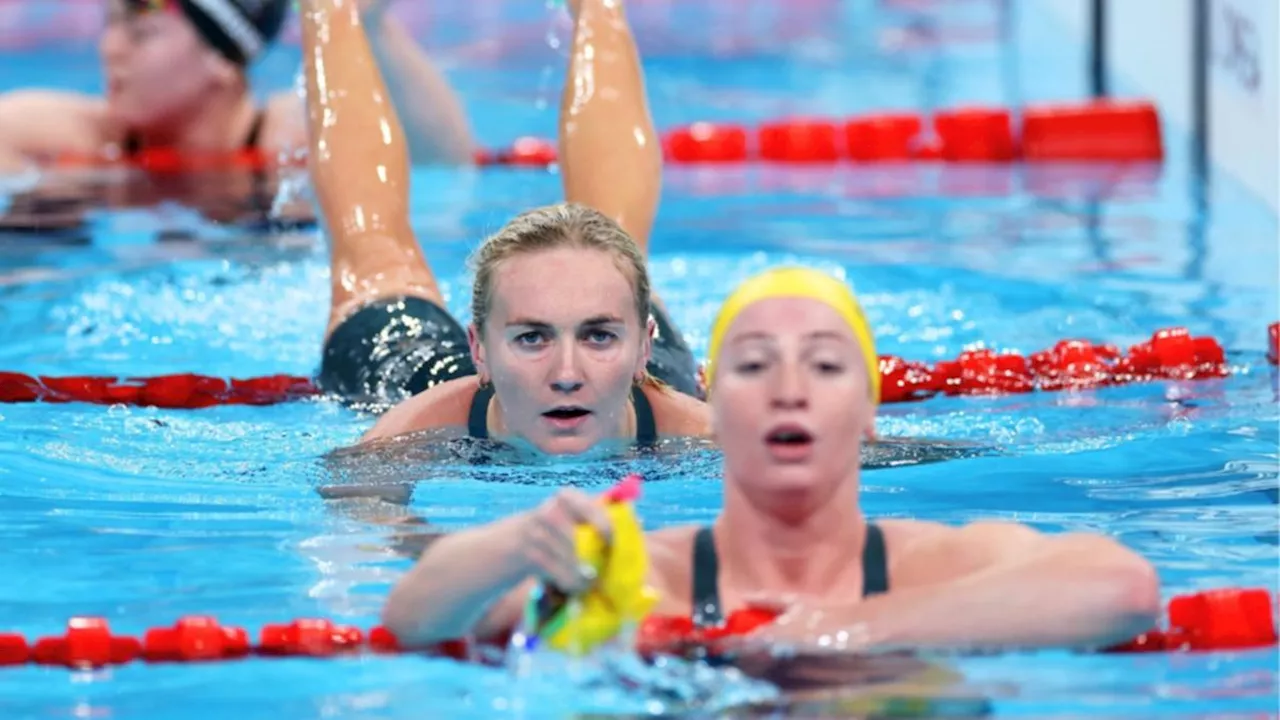 Mollie O’Callaghan ‘sneaks up’ on Ariarne Titmus in 200m freestyle Olympic semi-final