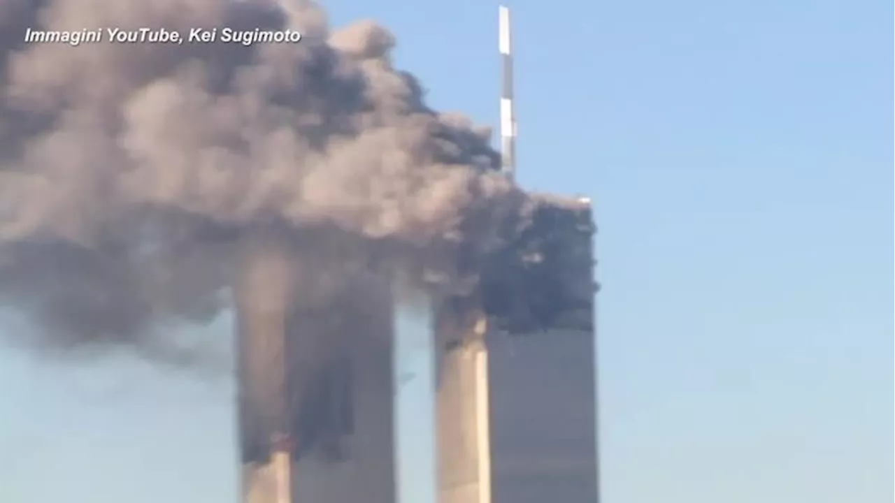 11 settembre, il crollo delle Torri Gemelle da un'inquadratura inedita