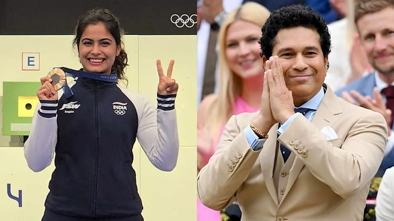 Manu Bhaker Bronze: मनु भाकर ने खोला पदक का खाता, सचिन-गंभीर समेत खेल जगत के इन सितारों ने दी बधाई, देखें