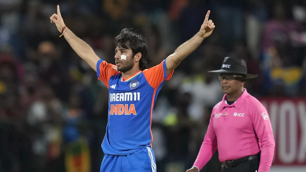 India beats Sri Lanka by 7 wickets in rain-reduced game to clinch T20 series