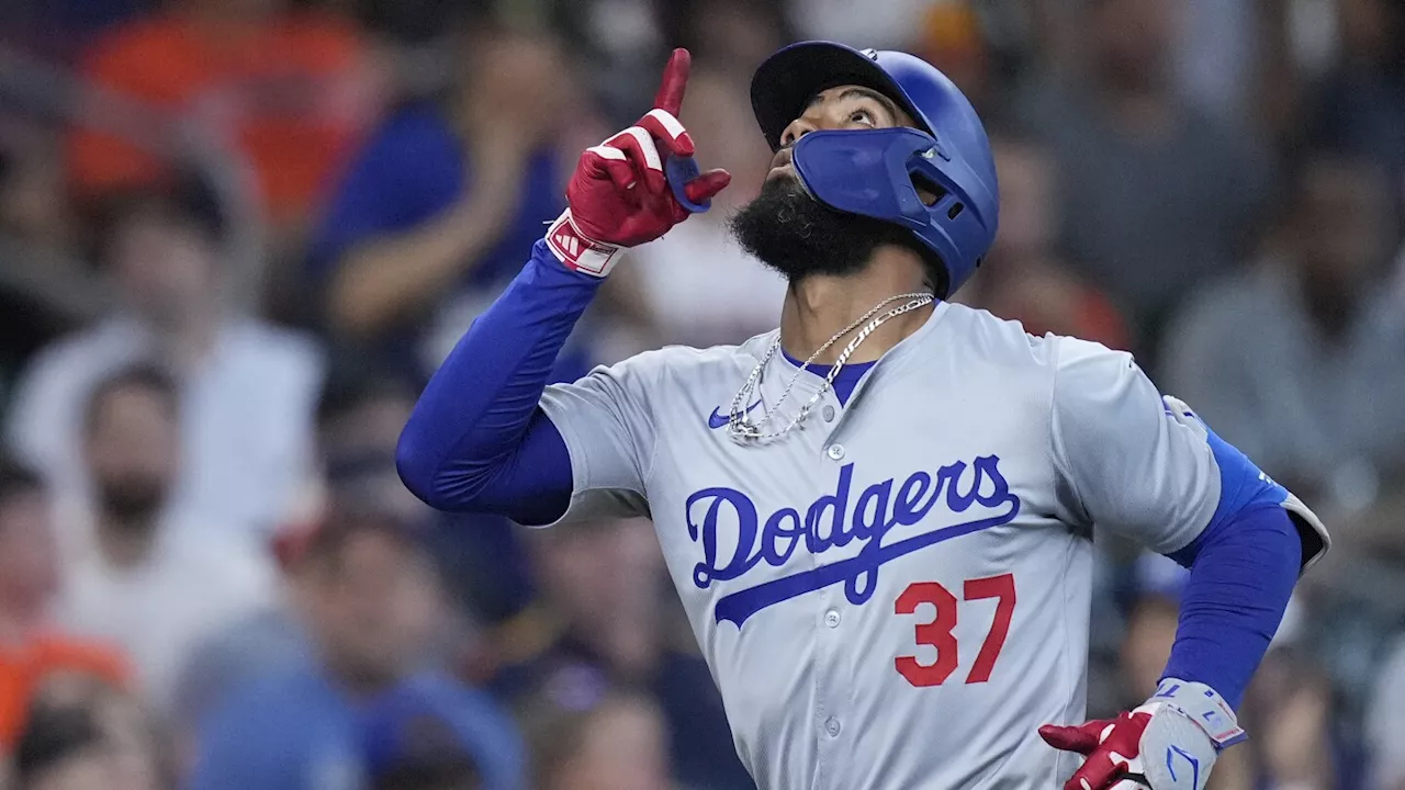 River Ryan strikes out 8 in 1st major league win, Dodgers hit 3 homers in 6-2 win over Astros