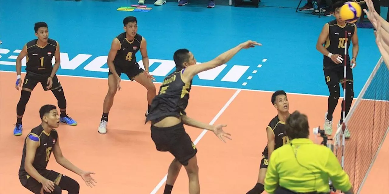 Hasil AVC Asian Volleyball Championship U20 2024: Jepang Terlalu Tangguh Bagi Indonesia