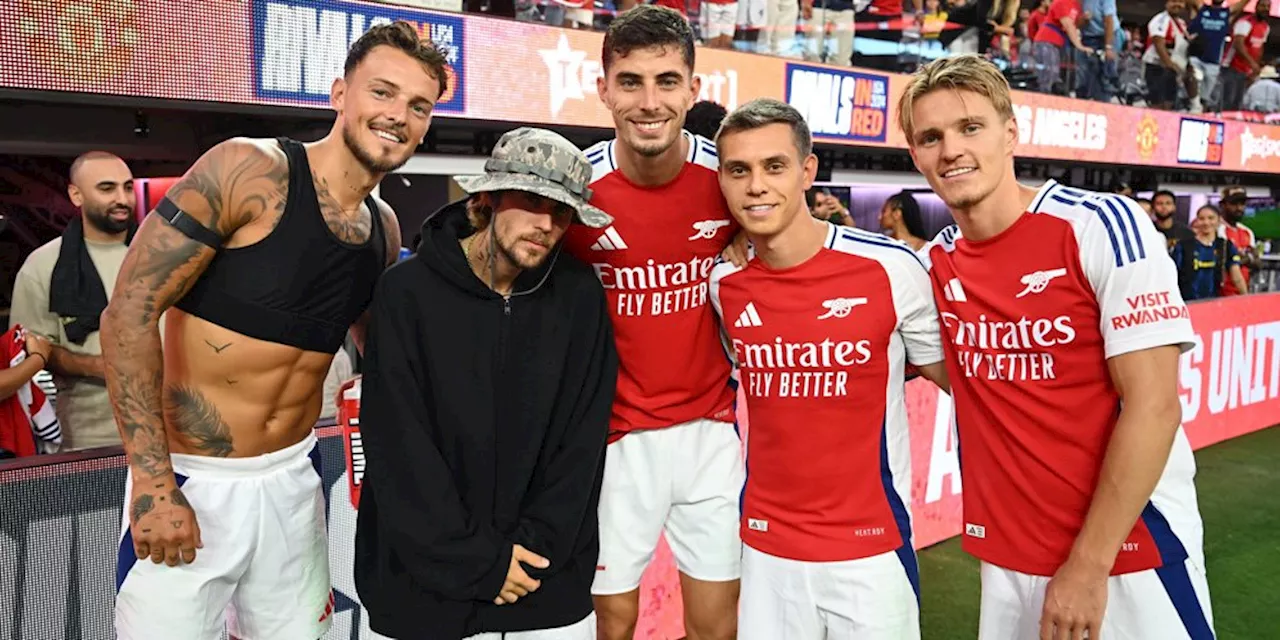 Pantas Bisa Menang, Arsenal Didukung Langsung Oleh Justin Bieber!