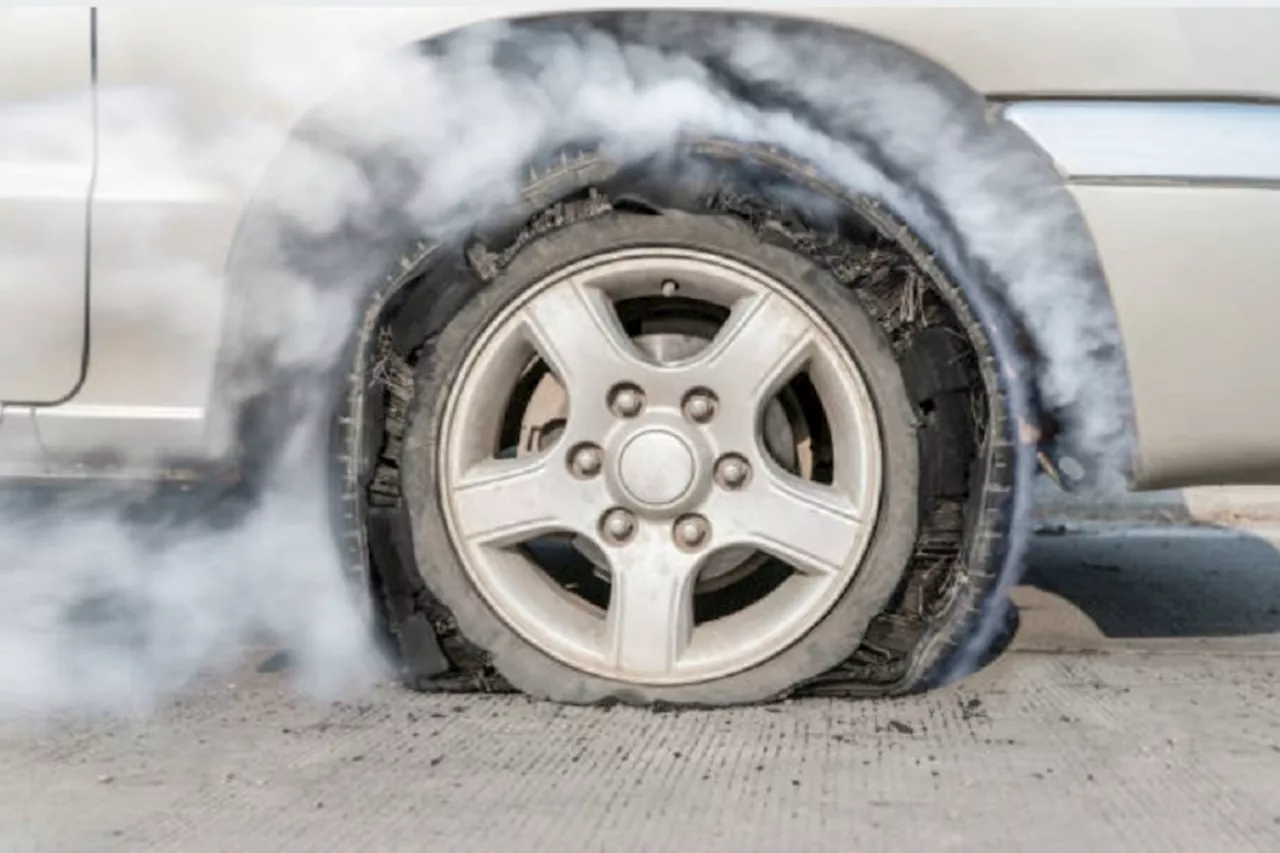 Dubai Police share safety guidelines to handle tyre burst while driving