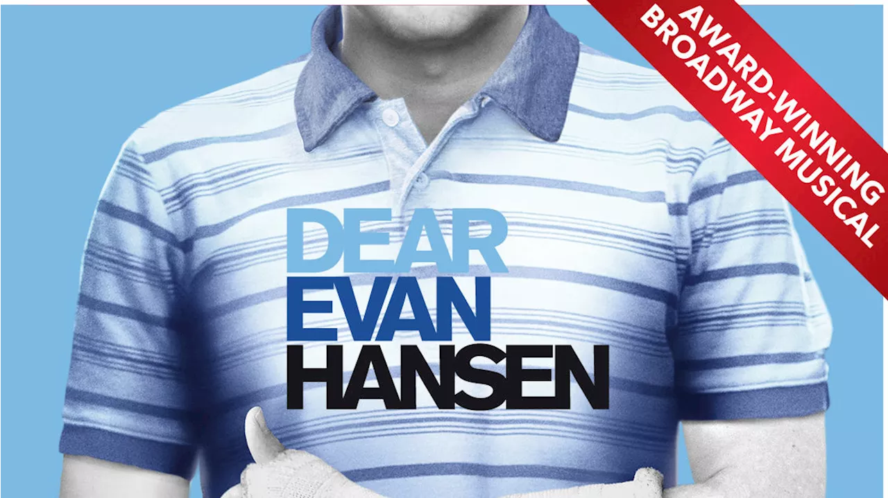 Tony Award-winning musical, Dear Evan Hansen, is heading to Artscape