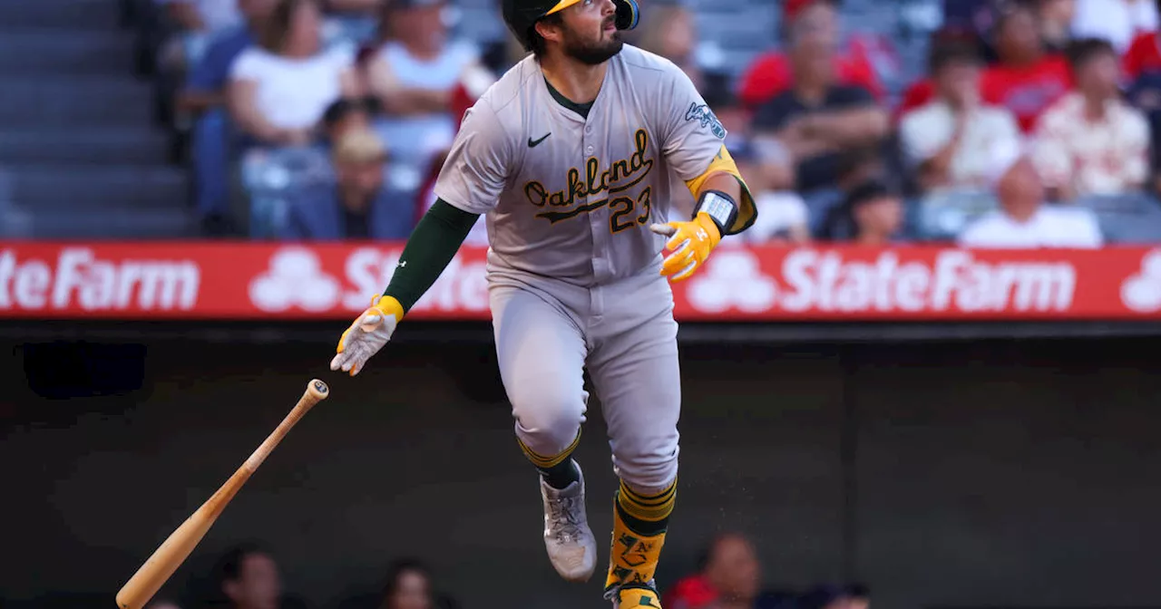 Langeliers hits 3-run homer in 1st inning and surging Athletics beat Angels 3-1