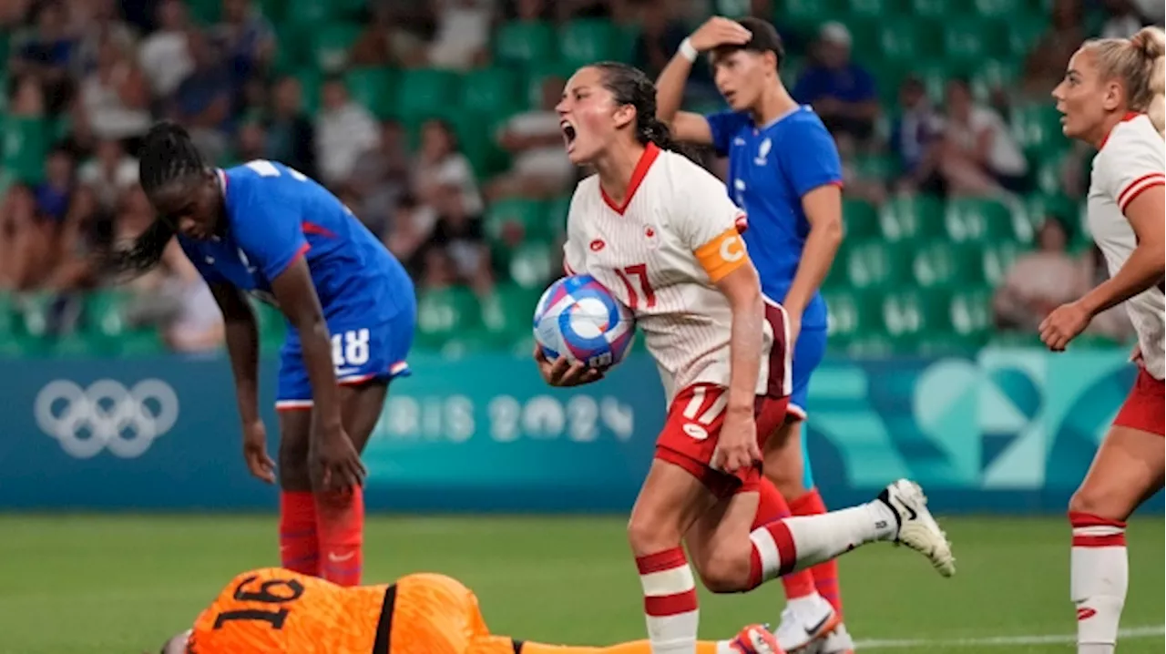 Paris 2024: Canada beats France 2-1 in Olympic soccer