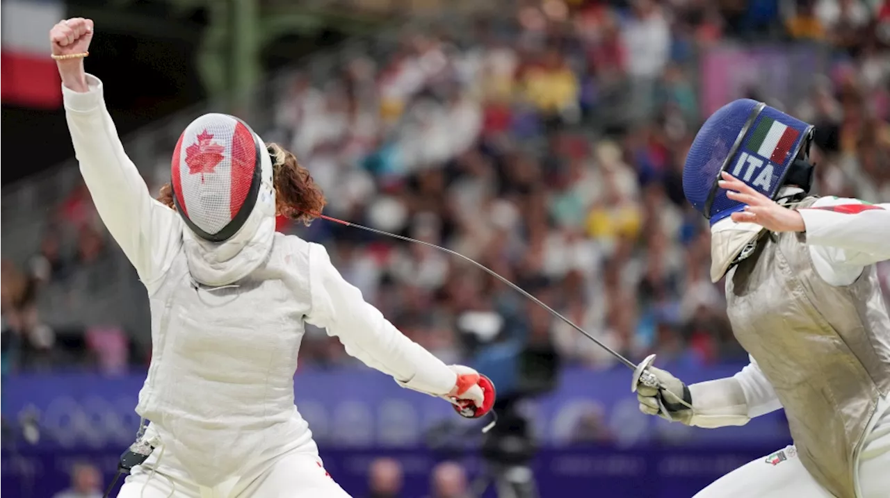 Canadian fencer Eleanor Harvey claims Olympic bronze in Paris