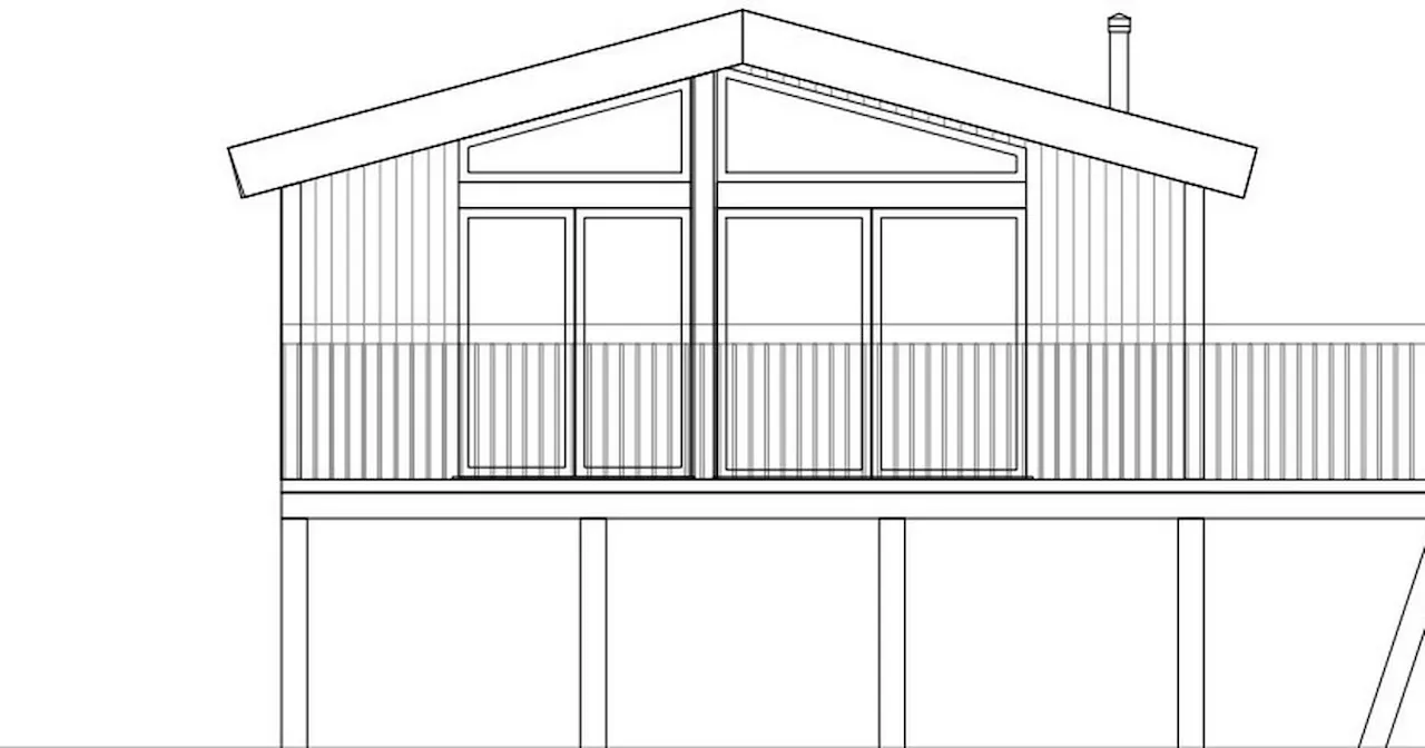 Eco-friendly treehouse holiday plan for Ayrshire countryside farmland