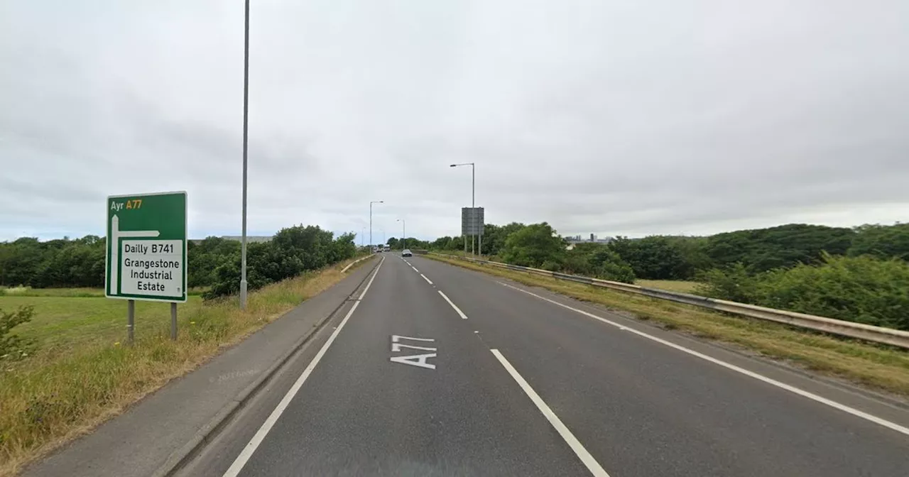 Man pronounced dead at scene of Ayrshire Saturday night car crash