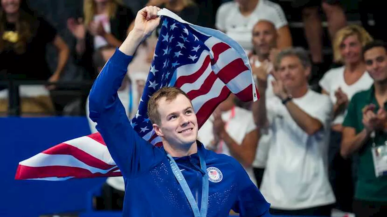 Dallas’ Nic Fink gets first Olympic medal, a fingernail away from gold