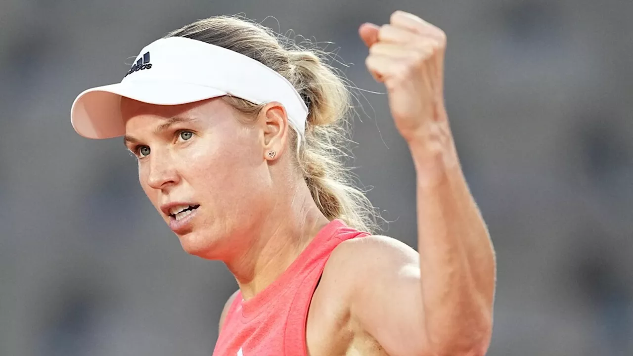 Caroline Wozniacki var to point fra OL-exit, men fik has på drilsk egypter