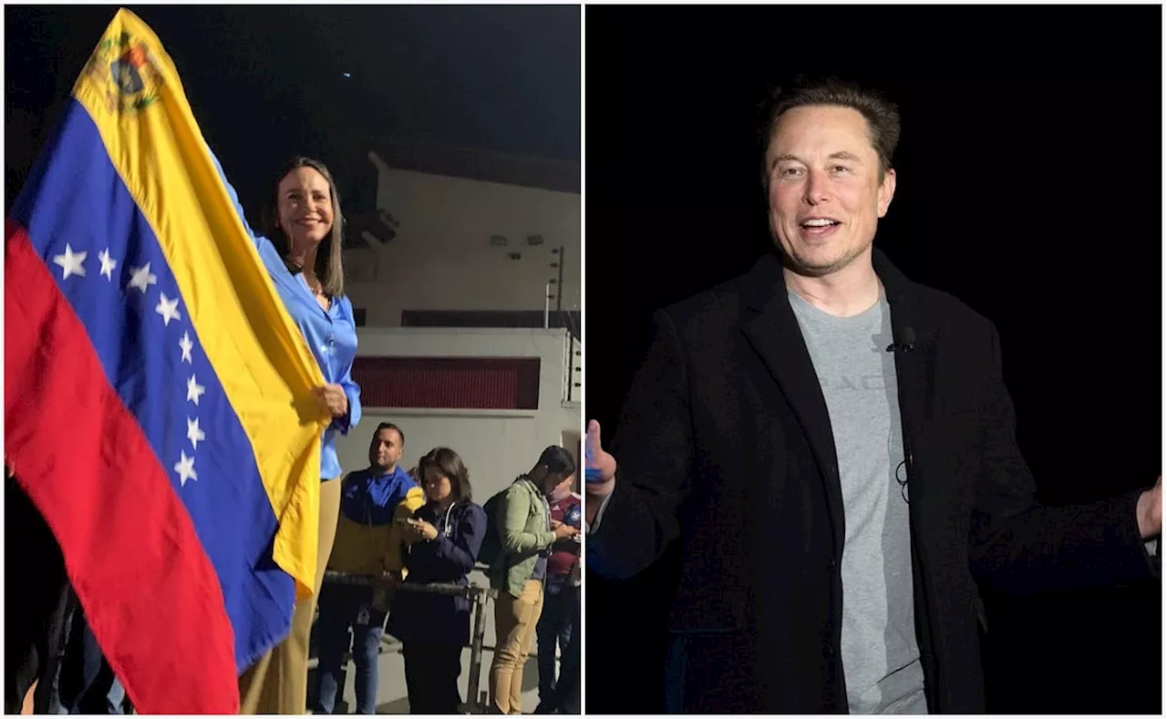 Elecciones Venezuela: María Corina Machado agradece apoyo de Elon Musk a favor de un 'futuro mejor'