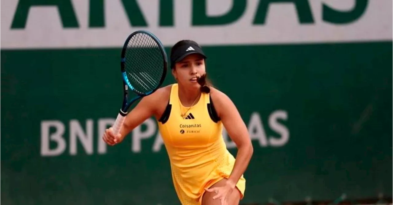 Camila Osorio recompuso su camino y avanzó a segunda ronda del tenis Olímpico en París