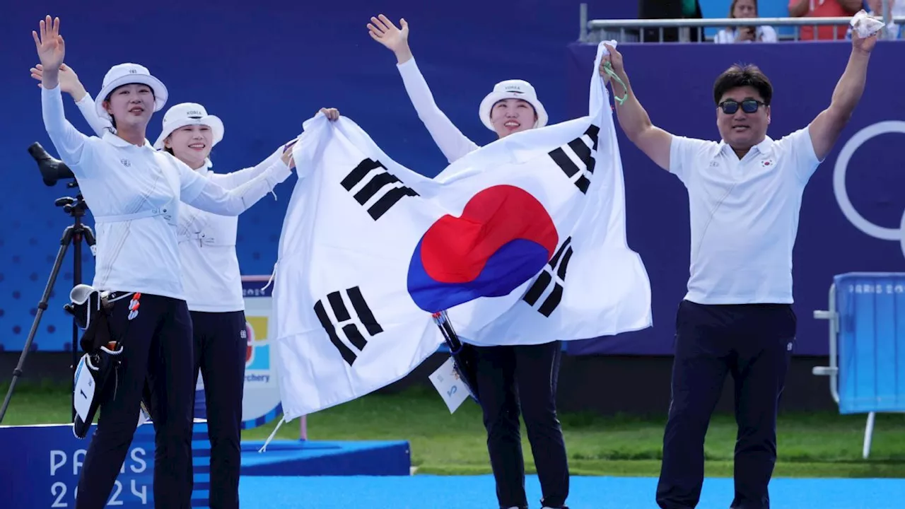 South Korea claims 10th Olympic gold in women's team archery