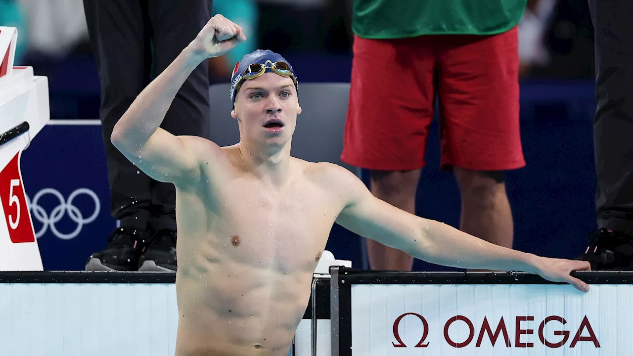 Léon Marchand champion olympique du 400m 4 nages avec record olympique !