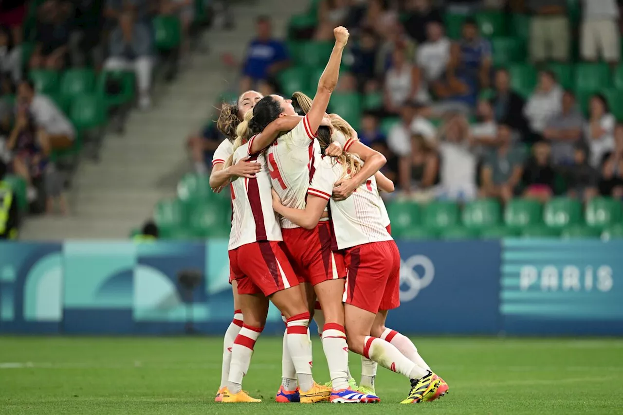 Canada beats France 2-1 in women’s soccer with late goal