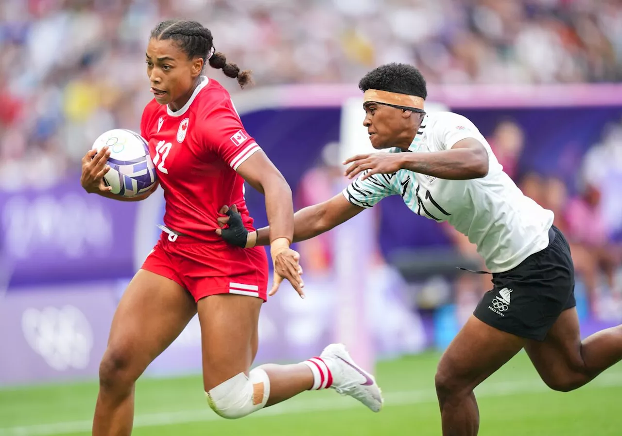 Paris Olympics: Canada tops Fiji 17-14 to open rugby sevens tournament