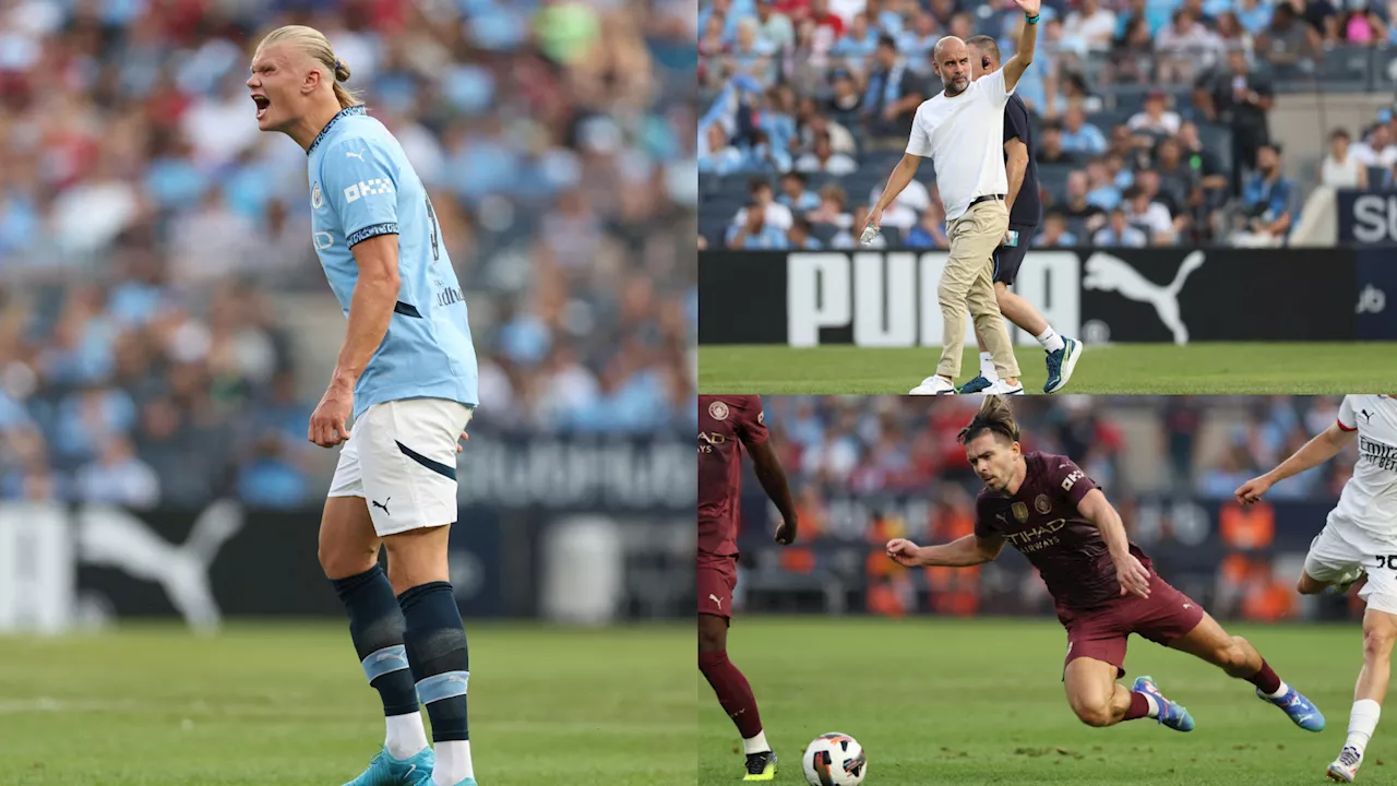 Erling Haaland is in form, but Jack Grealish will have to fight: Winners and Losers as Man City slump to disappointing preseason defeat to AC Milan