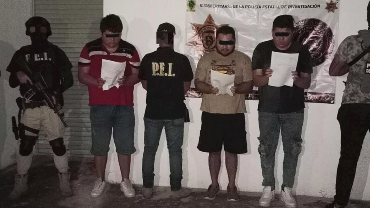 Detienen a 3 sujetos que secuestraron a una menor de edad en Cancún