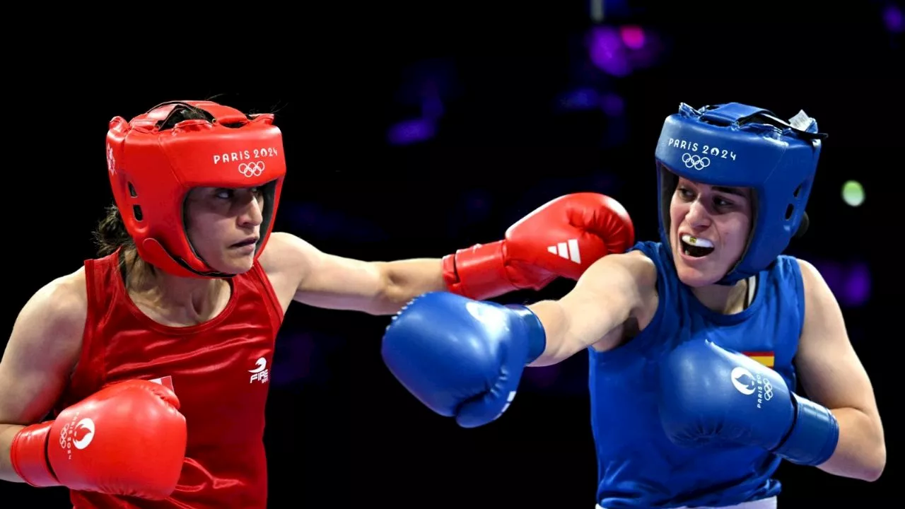 Fátima Herrera debutó en París 2024 con una victoria en boxeo frente a la española Laura Fuertes