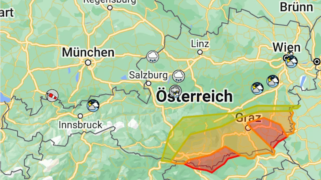 Gewitterzellen im Anmarsch - Schwerste Unwetter – Experten warnen vor Riesen-Hagel