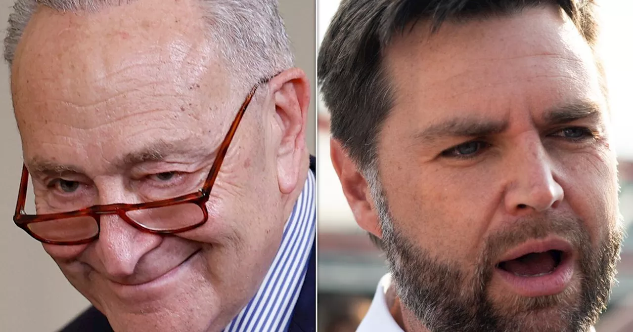 Chuck Schumer Dares Trump To Dump JD Vance Before It's Too Late