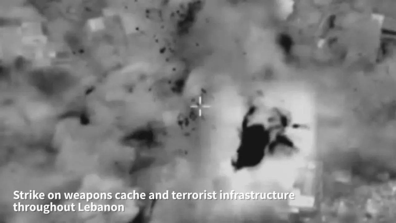 Israele, Idf pubblica video di attacchi nella notte: 'Colpiti obiettivi terroristici Hezbollah in Libano'