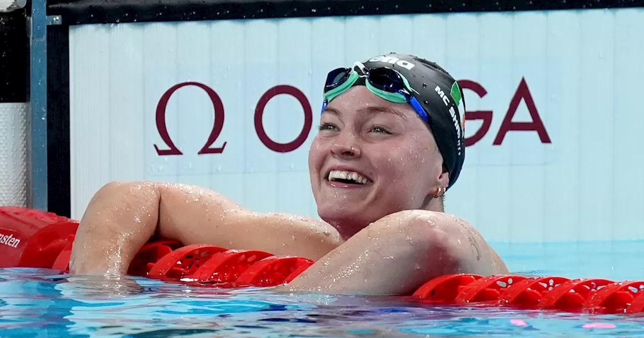 Olympics 2024: Mona McSharry cruises into 100m breaststroke semi-finals