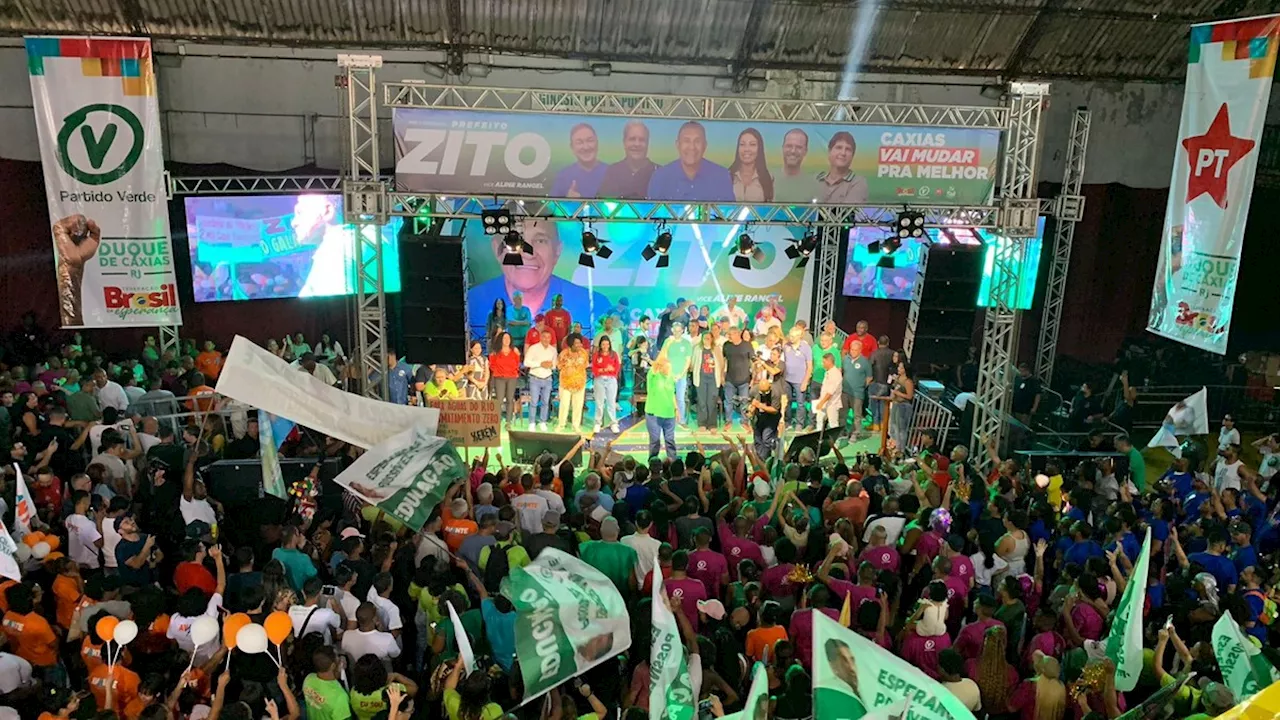 Com grito de 'Fora, Reis' e apoio de caciques do PT do Rio, Zito oficializa candidatura em Caxias