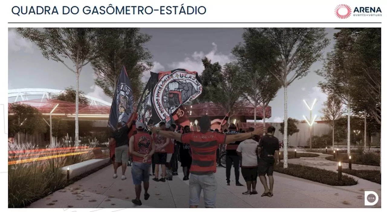 Saiba como ficará região de novo estádio do Flamengo em projeto de revitalização urbana; imagens