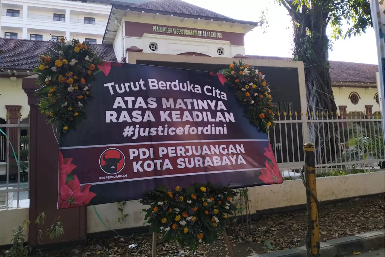 PDIP Surabaya Sebut Vonis Bebas Ronald Tannur Cederai Keadilan Publik