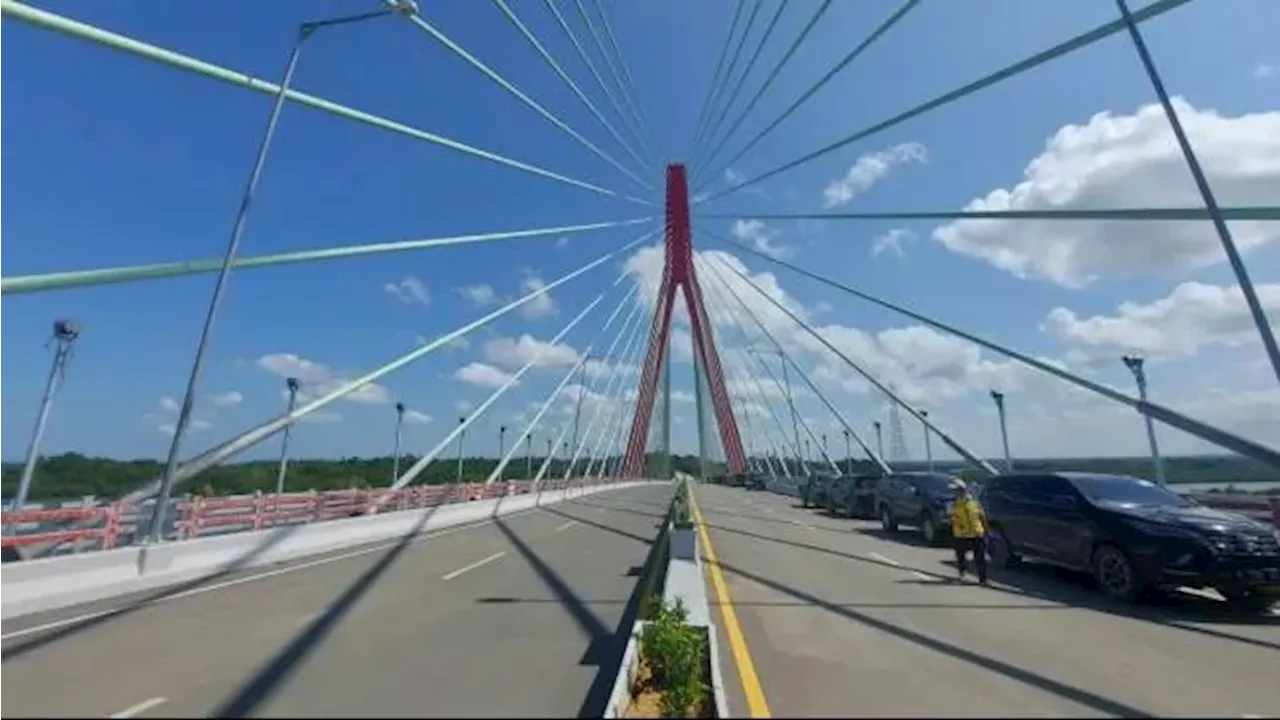 Jembatan Pulang Balang Jadi Jembatan Cable-Stayed Terpanjang Kedua setelah Suramadu