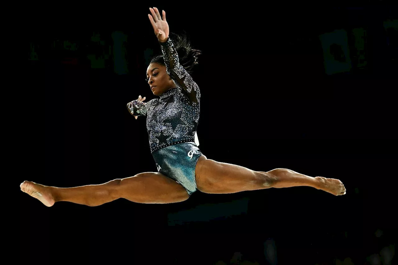 Gymnastique: entrée de star pour Simone Biles avant une semaine de folie