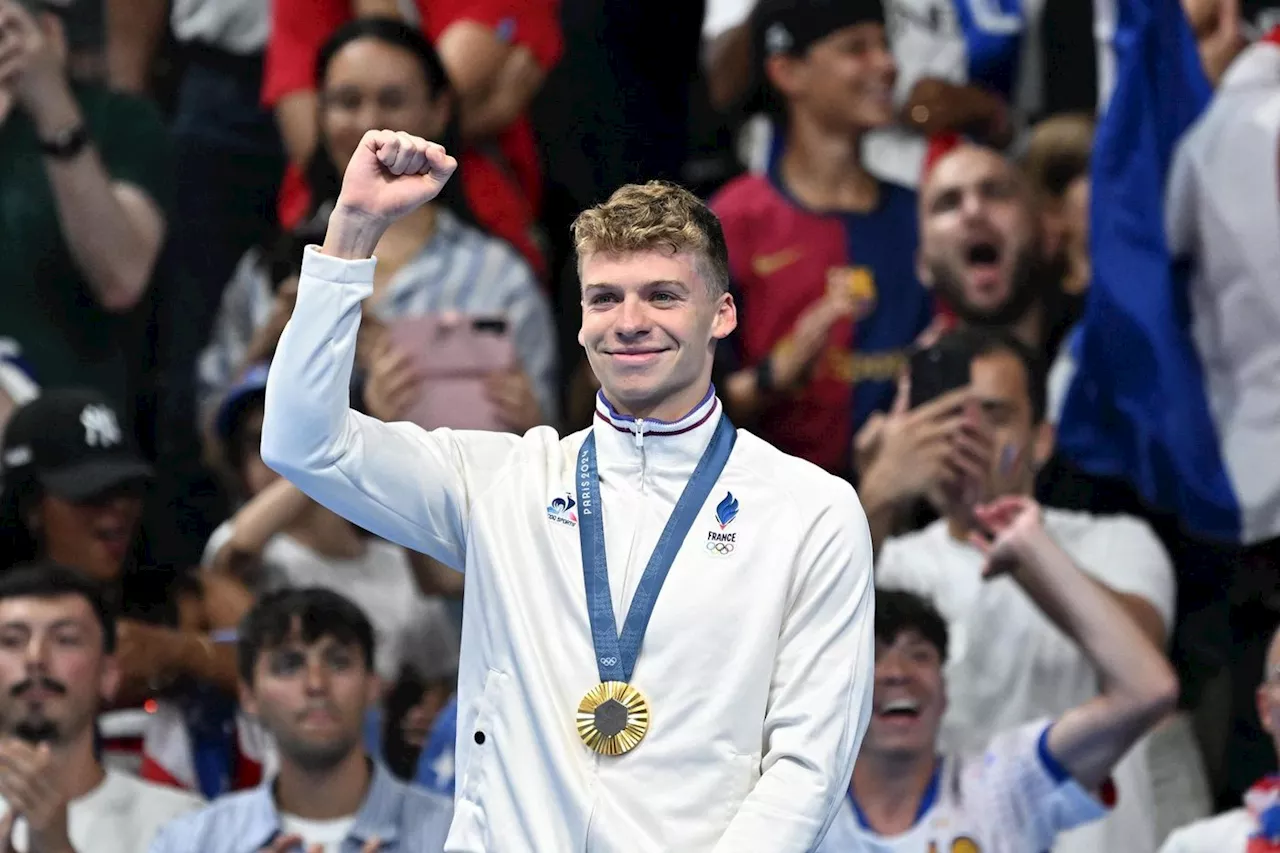 JO 2024 : Léon Marchand commence sa moisson dans la piscine olympique