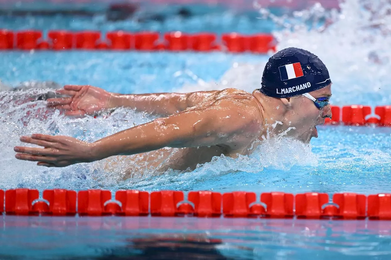 Natation: Marchand file en finale du 400 m quatre nages