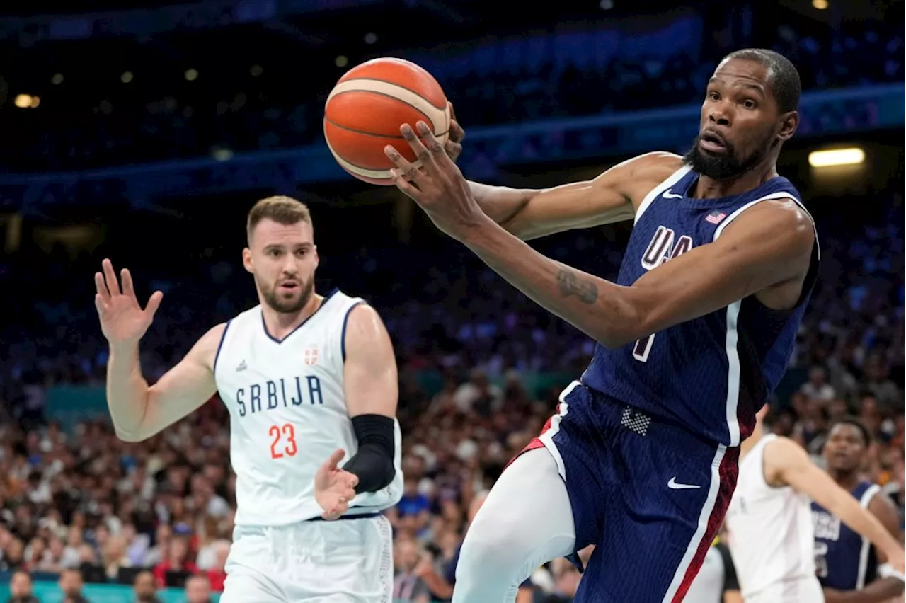 Olympic basketball: Team USA men open with blowout of Serbia