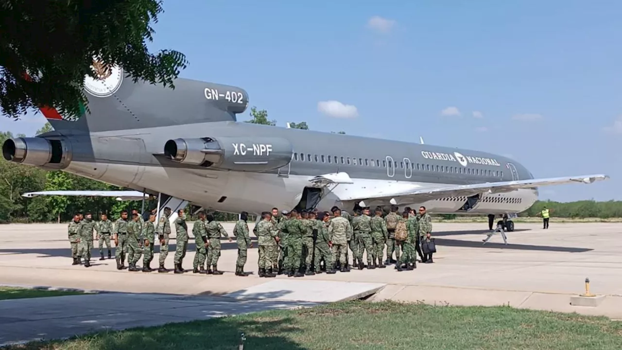 Llegan otros 200 militares a Culiacán para reforzar seguridad