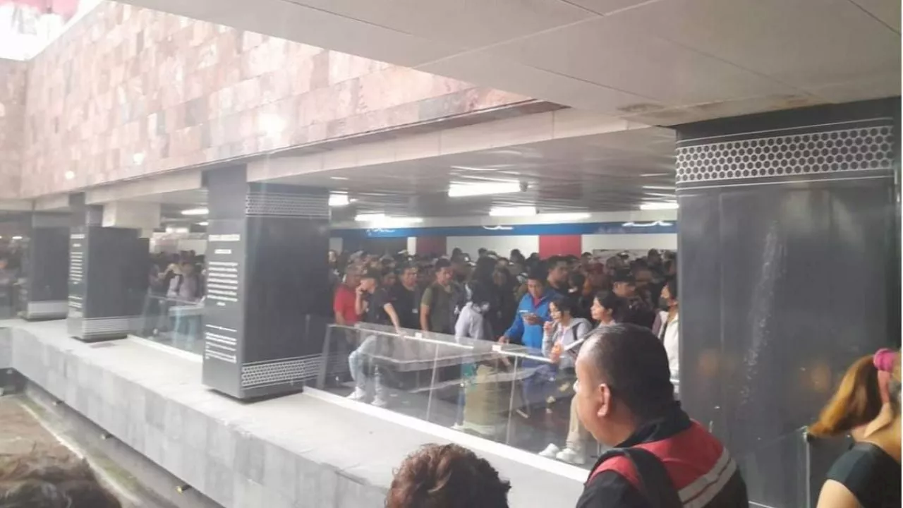 Metro Línea 1: Caos y servicio suspendido de Pino Suárez a Pantitlán