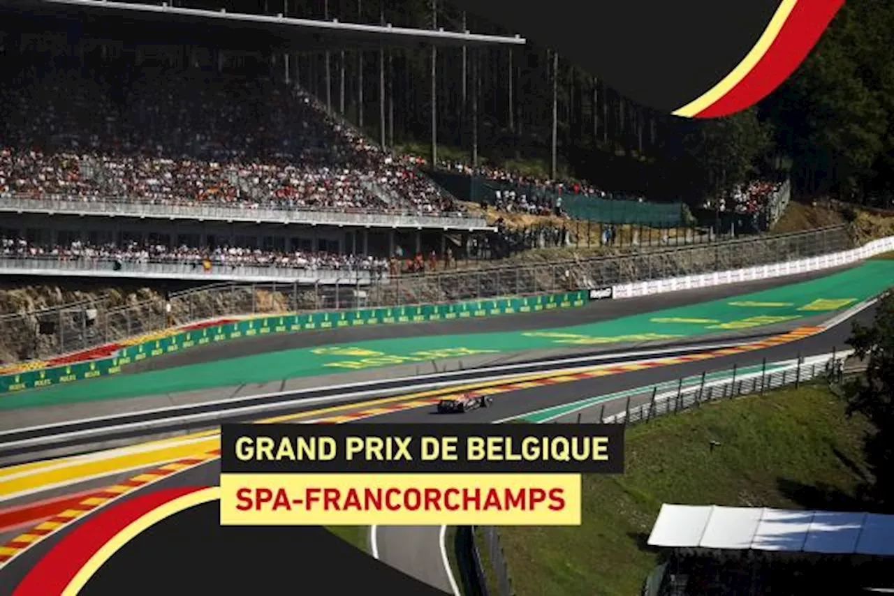 Grand Prix de Belgique 2024 de formule 1, course à venir France