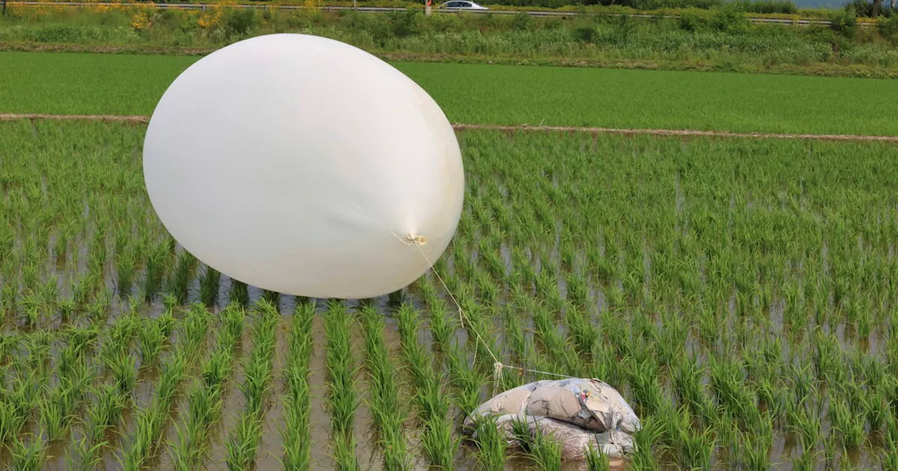 A la frontière avec la Corée du Nord, des ballons lestés d’inquiétude