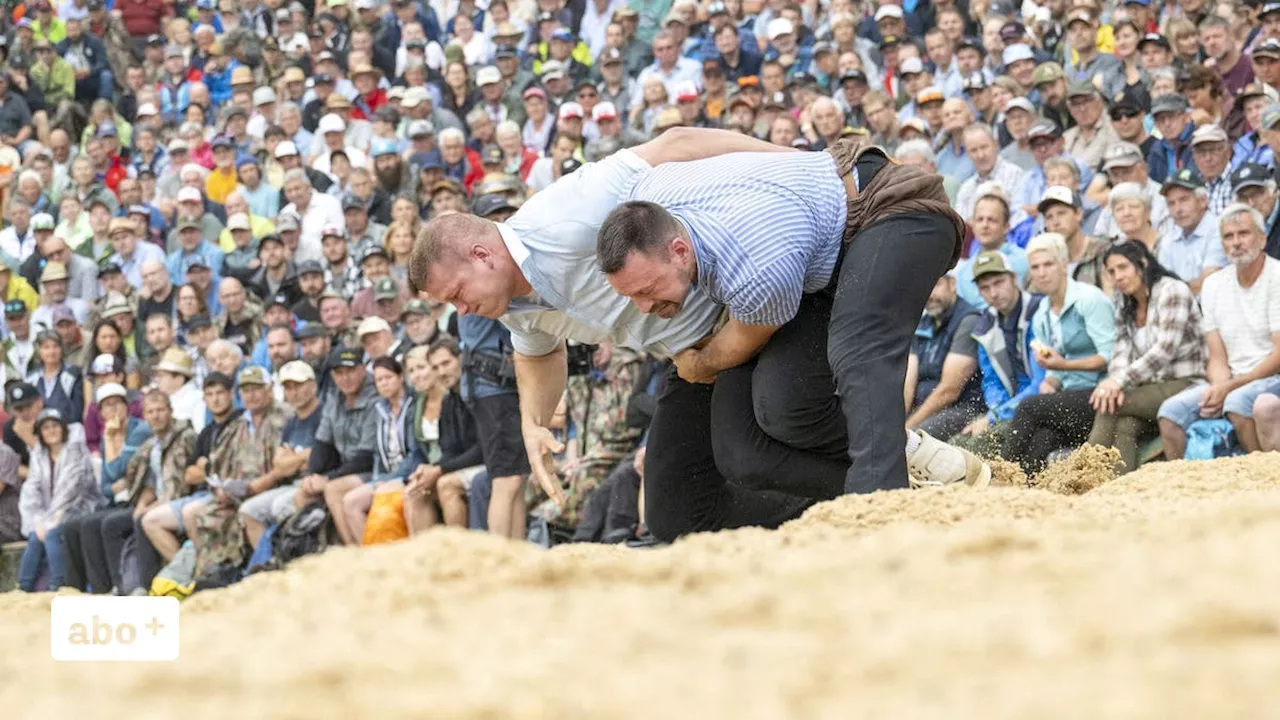 Joel Wicki wird im 2. Gang gebremst – Pirmin Reichmuth holt den zweiten Sieg: Der Brünig-Schwinget im Liveticker