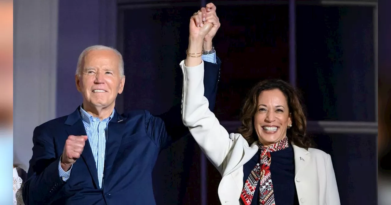 FOTO: Joe Biden Tunjuk Wapres Kamala Harris Jadi Capres Usai Mundur dari Kampanye Pilpres Amerika Serikat 2024