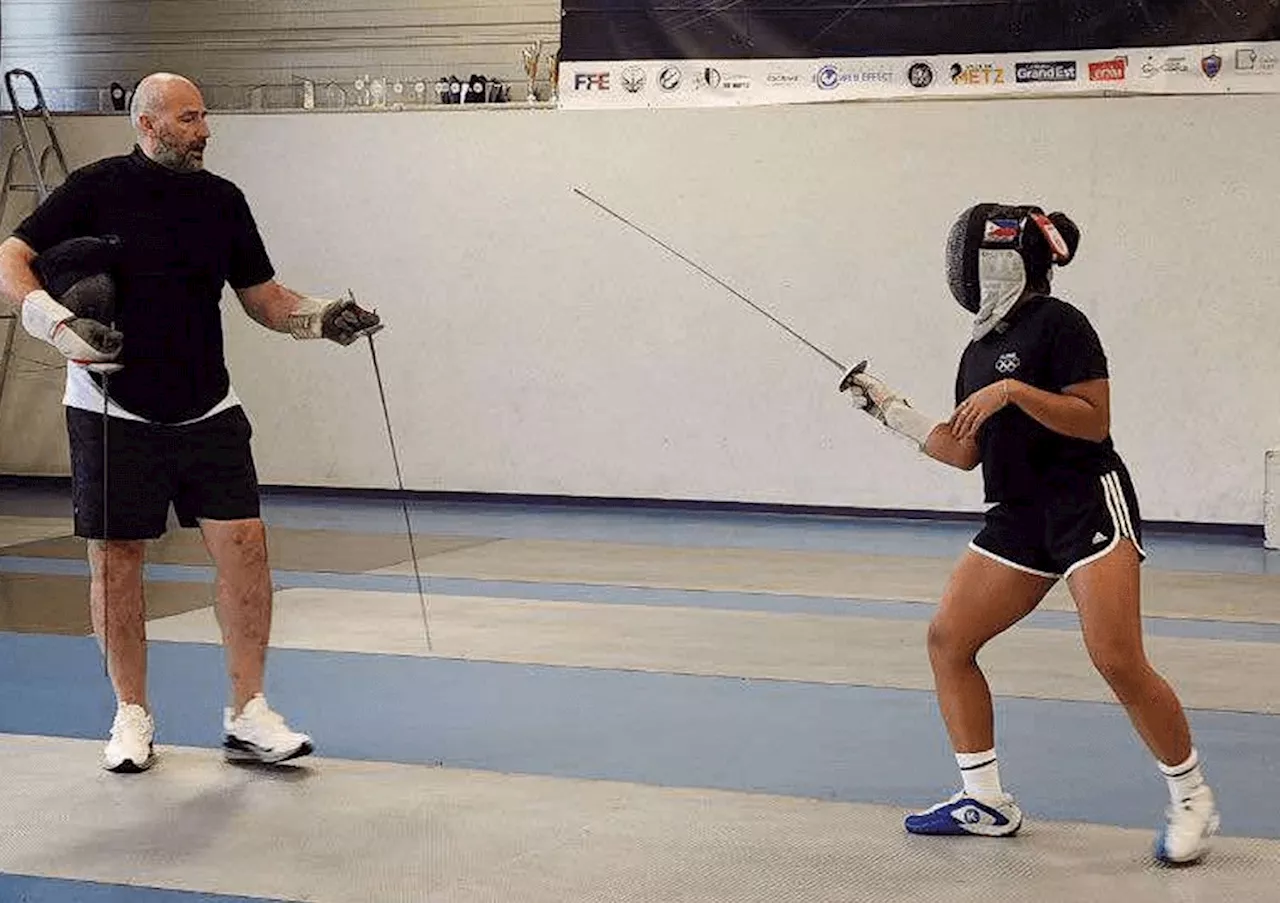 Cantantan gets helping hand from Penn State fencing coach