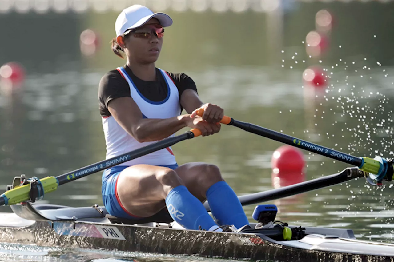 Paris 2024: Delgaco becomes first Filipina rower to advance to Olympic quarterfinals