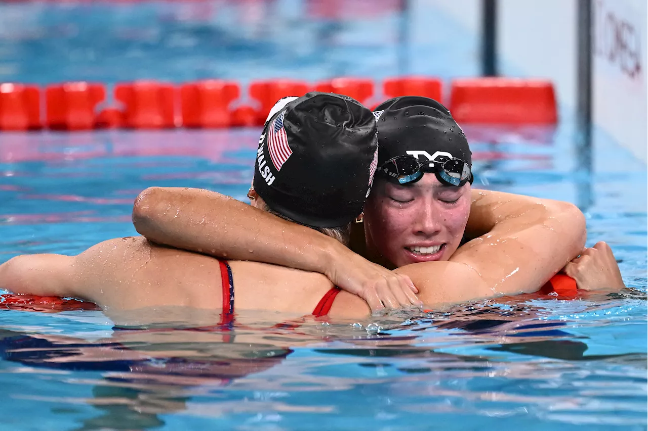 Americans Huske, Walsh take gold and silver in women's 100m butterfly