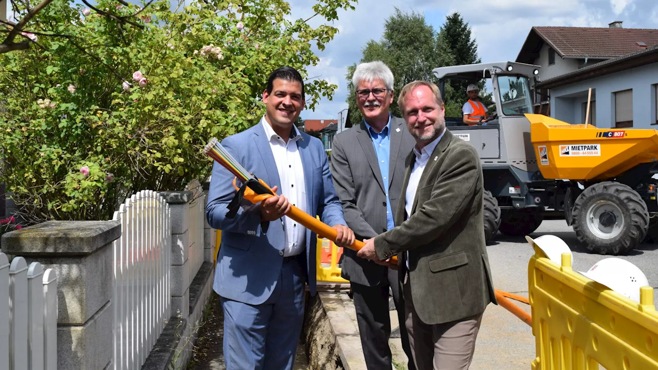 A1 startet nun auch mit Glasfaser-Ausbau in Wolkersdorf