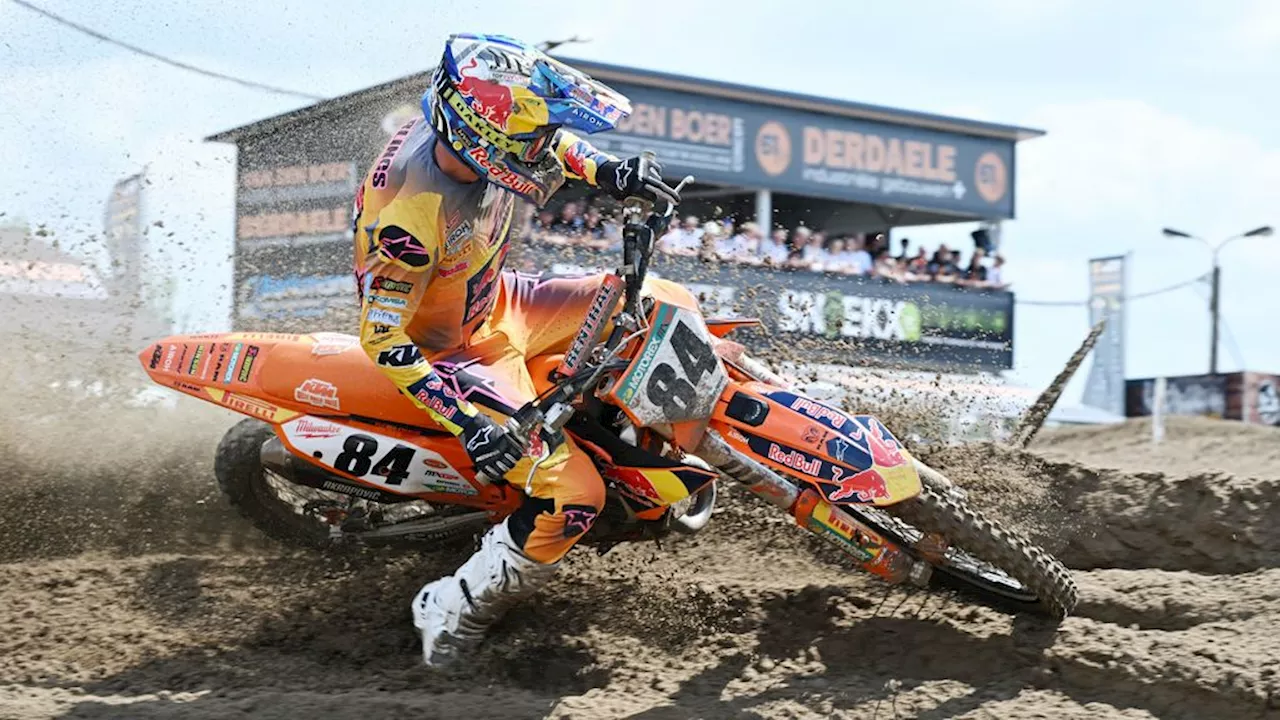 Motocrosser Herlings domineert in Lommels zand; Van Drunen debuteert bij mannen